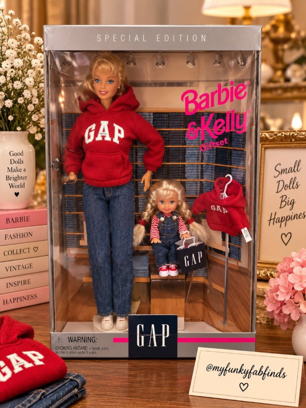 1997 Barbie & Kelly GAP Giftset Special Edition